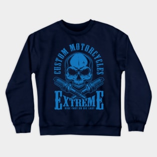 Extreme Custom Motorcycles American Retro Crewneck Sweatshirt